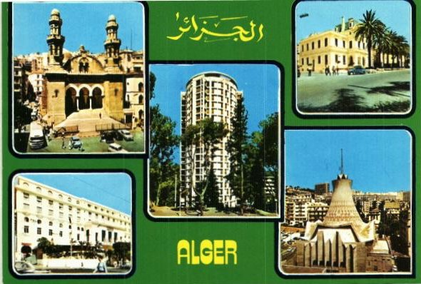 Vykort frn Alger, frsta hamnen p resan.